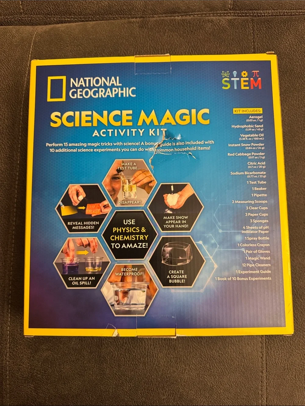 National Geographic Science Magic Activity Kit - Blue & Yellow